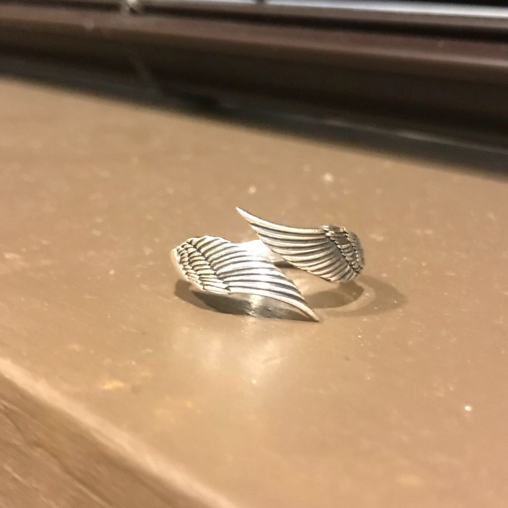 Harley Davidson adjustable wing 925 Ring!